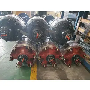 China Factory Different Ton Semi Trailer Axle 8t 10t 11t 12t 13t 14t 16t 18t 20t FUWA German BPW Spoke Axle Truck Trailer Axle