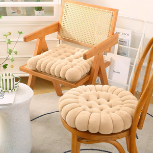 เบาะรองนั่งบิสกิตสีทึบ นุ่มสบาย ขนาด 25x30 ซม. สำหรับใช้ในบ้านและสำนักงาน - Product Image 4