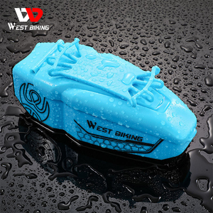 กระเป๋าจักรยาน WEST BIKING แบบติดหน้ารถจักรยานพร้อมที่ยึดโทรศัพท์แบบหน้าจอสัมผัส  กระเป๋าติดท่อบนสำหรับเดินทาง  กระเป๋าจักรยานแบบแข็งกันน้ำ - Product Image 2
