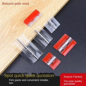 थोक उच्च गुणवत्ता पारदर्शी फोल्डिंग प्लास्टिक ऐक्रेलिक टिका लिविंग रूम अलमारियाँ के लिए 35 मिमी व्यास आधुनिक डिजाइन - Product Image 2