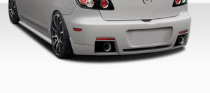 Per 2004 2009 <span class=keywords><strong>Mazda</strong></span> <span class=keywords><strong>3</strong></span> <span class=keywords><strong>HB</strong></span> X-Sport Kit alta cromata plastica 4 pz per fendinebbia posteriore porta parafango di scarico classico ricambio diretto - Product Image 4