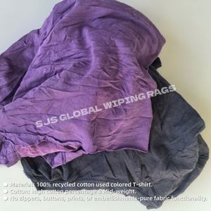 Paños de limpieza de camisetas de colores que ahorran tiempo, 100% algodón, 10 kg por bolsa, paños de limpieza. - Product Image 4