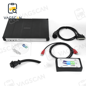 Herramienta de servicio pesado para detección de fallas de motor de carretilla elevadora de comunicación múltiple DOOSAN UVIM <span class=keywords><strong>y</strong></span> herramienta de diagnóstico Toughbook para computadora portátil CFC2 - Product Image 6