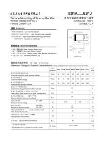 Es1a SMA DO-214AC bề mặt gắn kết hiệu quả cao CHỈNH LƯU <span class=keywords><strong>Diode</strong></span> vrrm50 vrms35 vdc50 vf0.95 điện áp ngược 50 đến 600V - Product Image 4