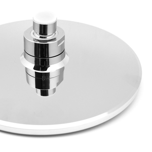 Soffione Doccia Arancione da 200mm a Risparmio Idrico, Accessorio per Rubinetto Bagno - Product Image 3