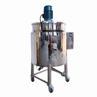 Réservoir de mélange électrique industriel de haute qualité en acier inoxydable, réservoir de mélange pour shampooing, sauce liquide, mélangeur sous vide chauffé, homogénéisateur