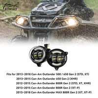 Phare LED BORSKE pour Can-Am Outlander Gen2 500 650 800R MAX 2012-2018, faisceau de conduite, lampe de position, éclairage ATV