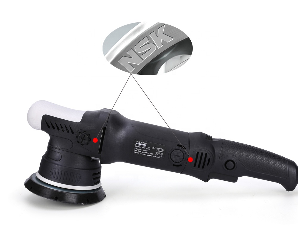 Высокомощный автомобильный полировщик CLOVER dual action 15 мм