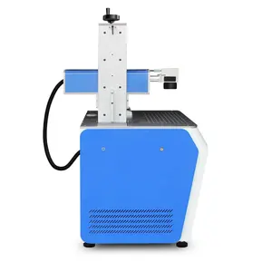 Mesin Penanda Laser UV 3W 5W, Mesin Laser Kode Batang untuk Kaca, Kertas Plastik, Kain Logam Kayu