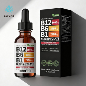 LUVVITAカスタム卸売ビタミン<span class=keywords><strong>B12</strong></span>+B6ドロップス 免疫力強化軟膏 大人用マルチビタミン エネルギー補給 無添加 - Product Image 1