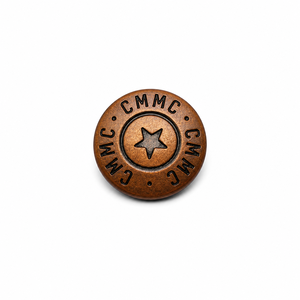 Botón de Metal de Cuatro Partes con Cierre a Presión y Logotipo de Marca Personalizado, Botón de Aleación de Zinc Plateado para Ropa de Hombre - Product Image 4