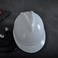 Casque de sécurité ABS rouge à meilleure structure optimale CE EN 397 Casque de sécurité compressif pour les travailleurs de l'industrie de la construction