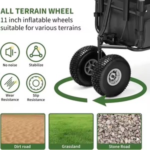 Dayanıklı Katlanır El Arabası Çok Satan Alışveriş ve Balıkçılık İçin Katlanabilir Araba - Product Image 6