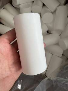 Tiges en plastique PTFE pur de haute qualité, de 15 mm à 450 mm, moulage par compression, services de découpe et de moulage à Shanghai, vente en gros, personnalisable - Product Image 5