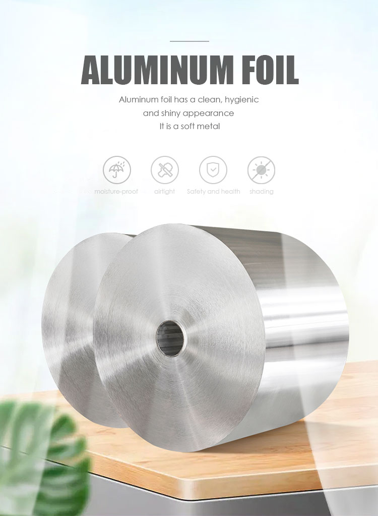 120mm-600mm Width Industrial Aluminum Foil 8011 Aluminium Foil Jumbo Rolls