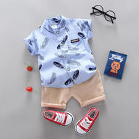 Ensemble de vêtements pour bébé nouveau-né 2 pièces, coton doux, tenue décontractée tendance pour bébé, costume pour nourrisson