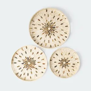 Bandeja de servicio con asas para mesa de comedor y decoración, elegante, mopa, decoración, proveedor de Vietnam - Product Image 1