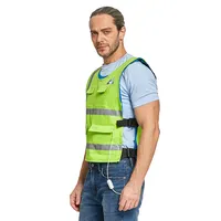 Light Weight Temperature Adjustable 68-82 Degrees Fahrenheit Body Cooling Vest Suit with reflective strips