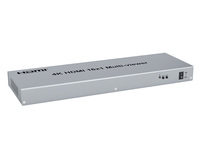 Conmutador Multivisor de Pantalla Cuádruple 4K HD HDTV 16x1, Conmutador de Pantalla Múltiple sin Interrupciones de 16 Entradas y 1 Salida