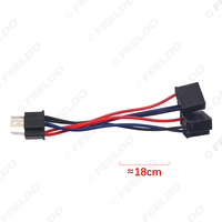 Adaptateur de prise de câblage pour phare de voiture HID/LED, connecteur double H4 mâle vers H4 femelle, câble de lumière automobile