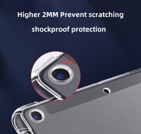 Casing Tablet TPU populer untuk iPad Mini 7 6 5 4 3 2024 2019 penutup tahan gores bening untuk Ipad generasi ke-8 ke-10