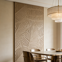 Paneles de Pared de Madera Texturizada Ecológicos de Alta Calidad, Tablero de Madera Sólida 3D, Decoración de Lujo para el Hogar, Hotel, Villa, Restaurante, Interior