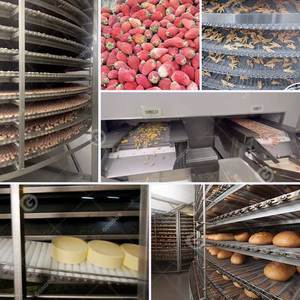 Congélateur compact pour boulangerie Jiangsu, congélateur flexible, tour de refroidissement en spirale pour confiserie, système de convoyeur à vis - Product Image 4