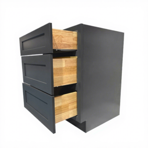 Armoire de cuisine style porte shaker graphite à vendre en Amérique Armoires de cuisine américaines avec tiroirs RTA Armoire à tiroirs en bois - Product Image 1