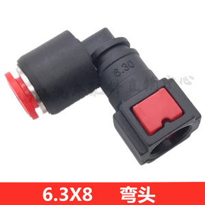 Hanwen Urea Pump <b>Quick</b> <b>Connector</b> 6.3X8 Straight Head Plastic Auto <b>Connector</b> - Product Image 3