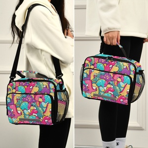 Factory Wholesale Customized Cute Dinosaur Heat Insulation Cooler <b>Box</b> Takeout Portable Cooler <b>Lunch</b> Bags With Logo - Product Image 5