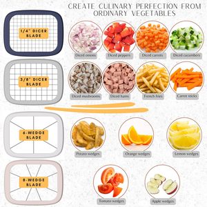 Cortador de <span class=keywords><strong>Patatas</strong></span> Fritas, Cortador de <span class=keywords><strong>Patatas</strong></span> y Cebollas, Picador de Verduras, Ideal para <span class=keywords><strong>Patatas</strong></span>, Zanahorias, Pepinos, Calabacines, Pimientos - Product Image 4