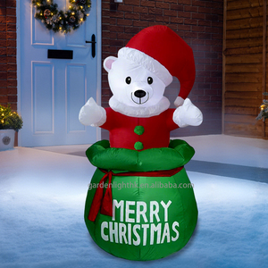 Chất lượng cao tùy chỉnh trong nhà ngoài trời Xmas trang trí nội thất Inflatable 5ft pop-up Gấu bắc cực cho sân nhà kỳ nghỉ bên - Product Image 3