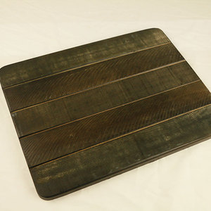 Solid Wood Cutting Board 35.5x28x1.5cm Rectangle Vintage Distressed <b>Rubber</b> Wood Chopping <b>Block</b> American Style - Product Image 1