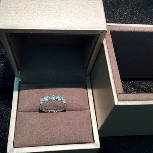 Bague de fiançailles classique pour femme F1569 avec diamant naturel taille brillant rond, couleur G, bijoux en diamant blanc - Product Image 6