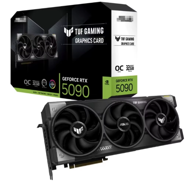 For A-sus TUF RTX 5090 VGA Turbo Graphics Card Fan Cooler for Workstation Show Decoration