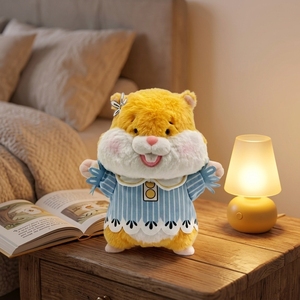 Lindo Mini Llavero de Peluche, Muñeco de Peluche Adorable de Hámster, Colgante para Bolso, Bonito Regalo - Product Image 6