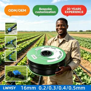 Di alta qualità 16mm nastro a goccia <span class=keywords><strong>tubo</strong></span> di irrigazione in magazzino tubi a goccia giardino agricolo sistemi di irrigazione a goccia - Product Image 1