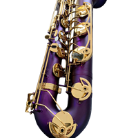 Saxophone Baryton en Laiton Laqué Violet Eastern Music Pro EMB400P, Modèle Performance Tonalité Mi bémol, Installation Facile, Faible Coût de Transport