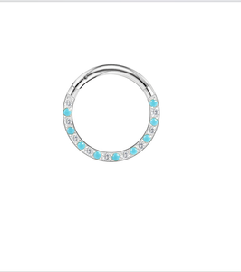 Anillo de Nariz de Titanio Rosa G23 de Alta Calidad, Joyería de Perforación Corporal al por Mayor, Certificado ASTM F136 para Perforaciones de Nariz y Oreja - Product Image 1