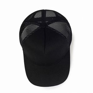 Casquette de baseball unisexe tendance à 7 panneaux avec visière incurvée et logo personnalisé, en maille, pour l'été et les activités de plein air – Vente en gros usine - Product Image 5