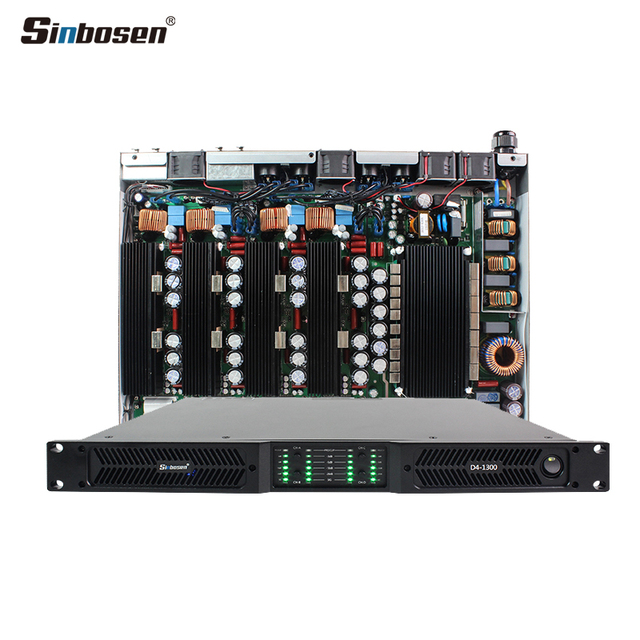 D4-1300 4 Channel Class d Amplifier 1000 Watts Professional Power