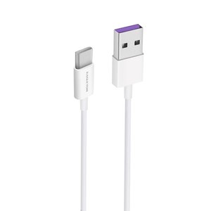 1M Trắng Loại-C cáp USB với TPE Áo khoác 5V 2.4A sạc nhanh & mịn truyền dữ liệu, thực tế cáp điện thoại cho sử dụng hàng ngày - Product Image 5