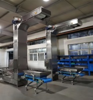 Elevador de Caçambas Tipo Z em Aço Inoxidável |   Equipamento de Elevação Vertical de Grau Alimentício para Grânulos
