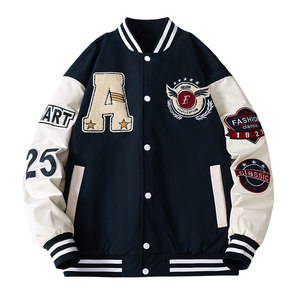 <span class=keywords><strong>Chaqueta</strong></span> Blazer de Béisbol Estilo Americano de la <span class=keywords><strong>NASA</strong></span> para Hombre y <span class=keywords><strong>Mujer</strong></span>, Nueva Colección Otoño-Invierno, Holgada, Moderna, de Marca, para Parejas, Casual, con Cierre de un Solo Botón - Product Image 1