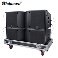 Sistema de Sonido Pasivo Ka212, 2 Altavoces de 12 Pulgadas con Controlador de Ferrita, 1 Tweeter de 3 Pulgadas con Controlador de Neodimio, Sistema de Sonido Line Array para Eventos