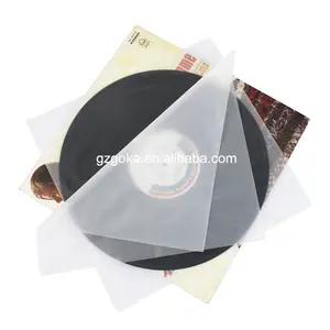 HDPE (matte plastic) material 12-inch square vinyl record Inner sleeves vinyl turntable record bag 50 pcs