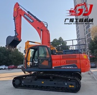 Excavatrice Doosan DX300LC d'occasion de haute qualité, faible nombre d'heures de travail, pelle lourde de 30 tonnes d'occasion en stock pour le marché mondial