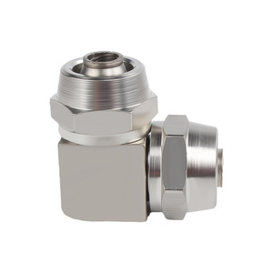 Codo de Conexión Rápida de Cobre Niquelado Huihong, Conector de Manguera de Aire de 6 mm, Accesorio Neumático de 90 Grados - Product Image 2