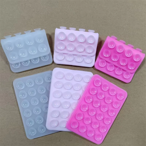 Nhà Máy Bán buôn tự dính Silicone 24 ly double side với tính linh hoạt Non-Slip Silicone hút điện thoại di động đứng - Product Image 3