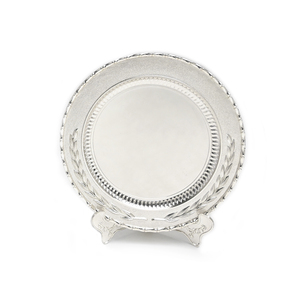 Piatti personalizzati in lega di zinco ottone <span class=keywords><strong>Texture</strong></span> in metallo goffrato con targa premio in alluminio Souvenir piatti rotondi per piatto Souvenir regalo - Product Image 1